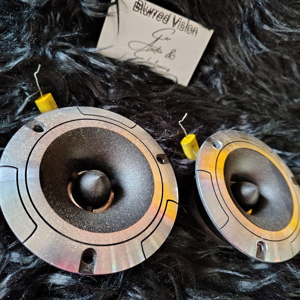 2*Blurred Vision Audio BV-PAST-4.8 Pro Audio Super Tweeters